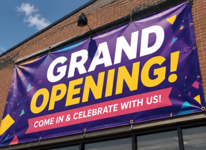 [LIPM-BAN-001] Event Grand Opening Banner