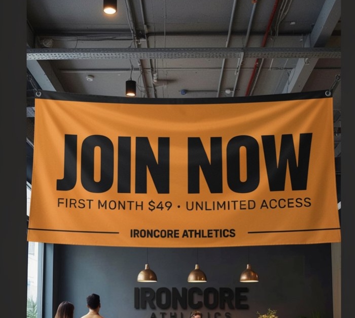 [LIPM-BAN-003] Fitness Join Now Promo Banner